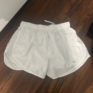 White Nike running shorts!